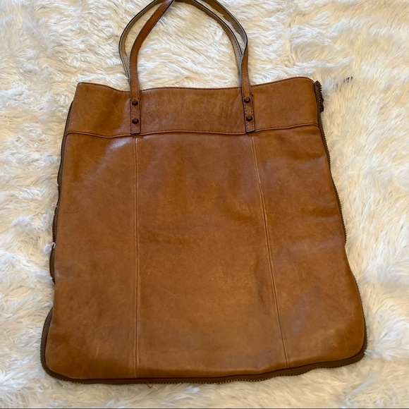 J. Crew Handbags - J. Crew Brimford Brown Leather Tote